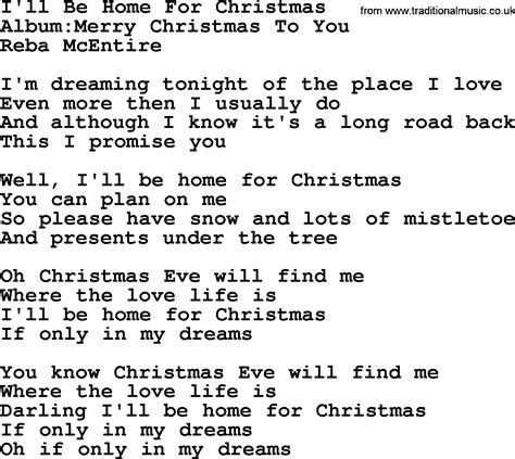 original lyrics to i'll be home for christmas